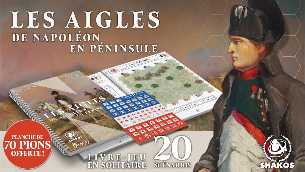 Jeu De Société Les Aigles – Jeux Descartes – Paysages Et Troupes Prêt à Jouer
