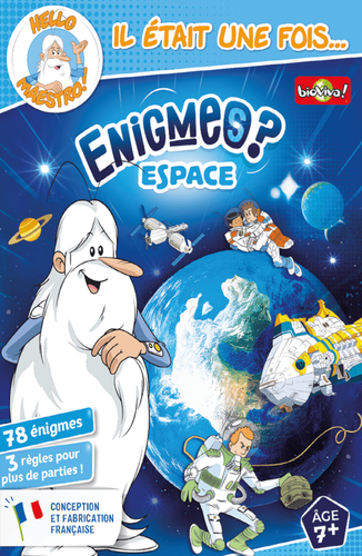 Bioviva ENIGMES - ESPACE Gioco Di Carte Educativo Da 9 Anni In Su - Made In France